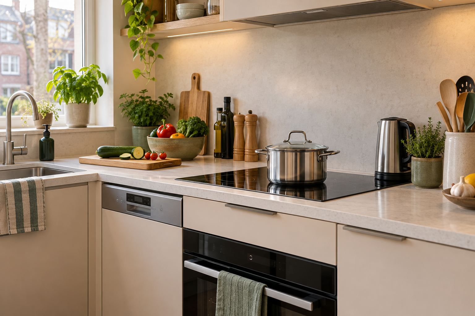 Energie besparen in de keuken: 10 praktische tips Energie besparen in de keuken door te koken met een deksel op de pan
